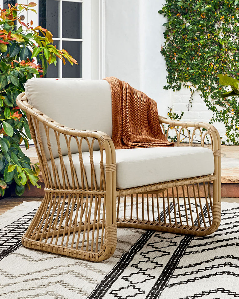 Barcelona Bamboo Chair Rattan Chair Cane Furniture