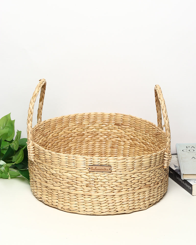 Panier cadeau rond