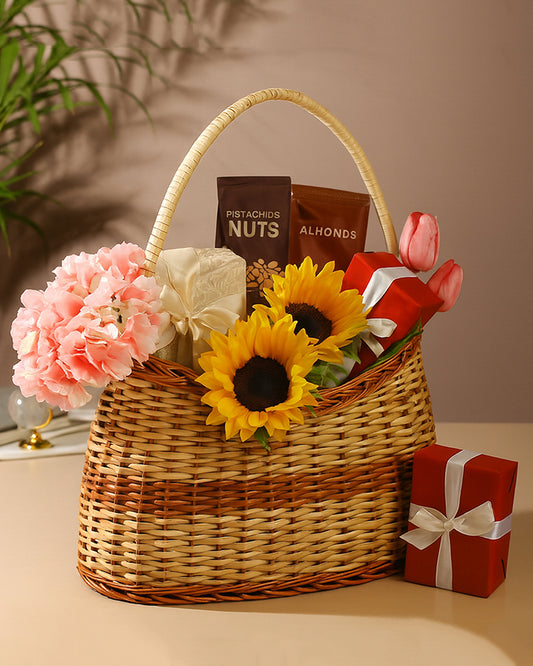Picnic Baskets | Lunch Bag | Wicker Tiffin Baskets | Fruit & Vegetable Basket