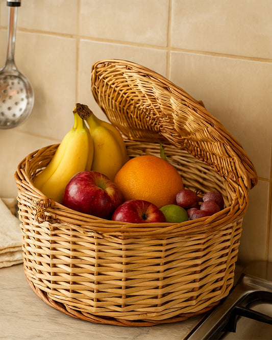 Fruit Baskets | Wicker Storage Baskets | Kitchen Storage Basket | Cane Gift Hamper