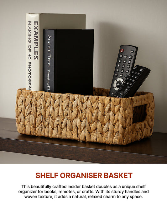 Basket For Storage | Shelf Basket For Clothes | Cupboard Organiser | Kitchen Storage Basket