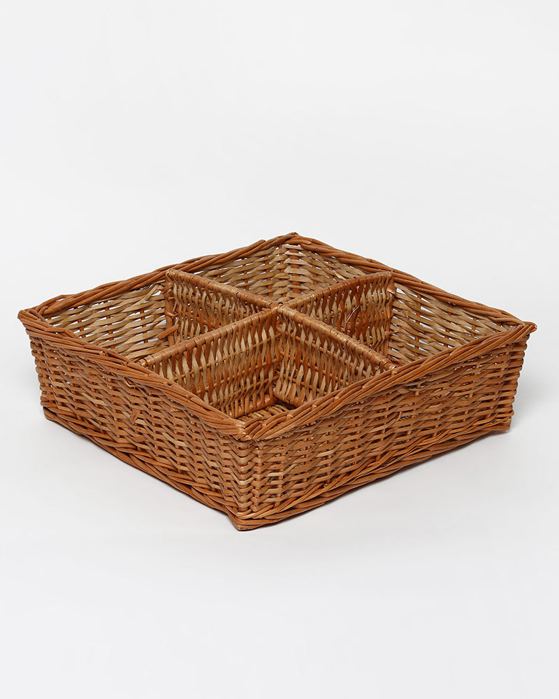 Wicker Storage & Organiser Tray