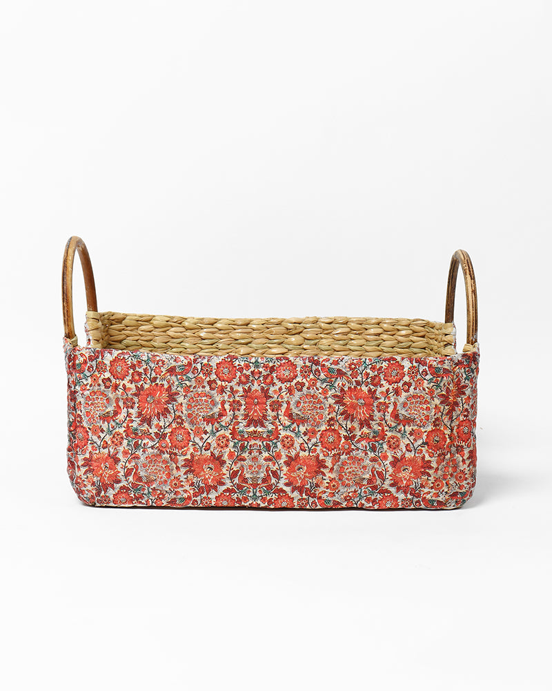 Seagrass Round Handle Basket | Cane Hamper Basket