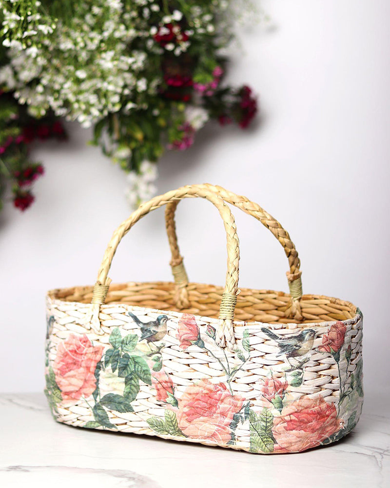 Seagrass Hamper Basket - Sophie