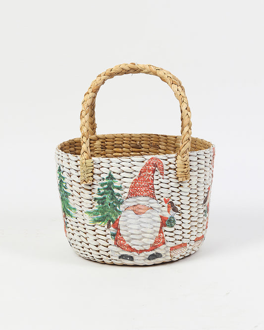 Seagrass Fruit Basket | Round Hamper Basket