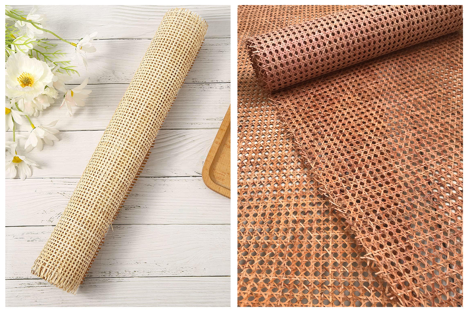 Cane Webbing Roll | Rattan Webbing Beige