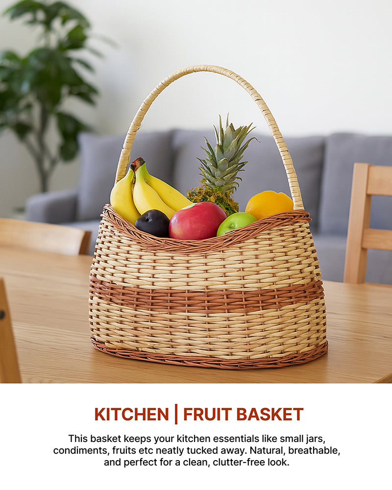 Picnic Baskets | Lunch Bag | Wicker Tiffin Baskets | Fruit & Vegetable Basket