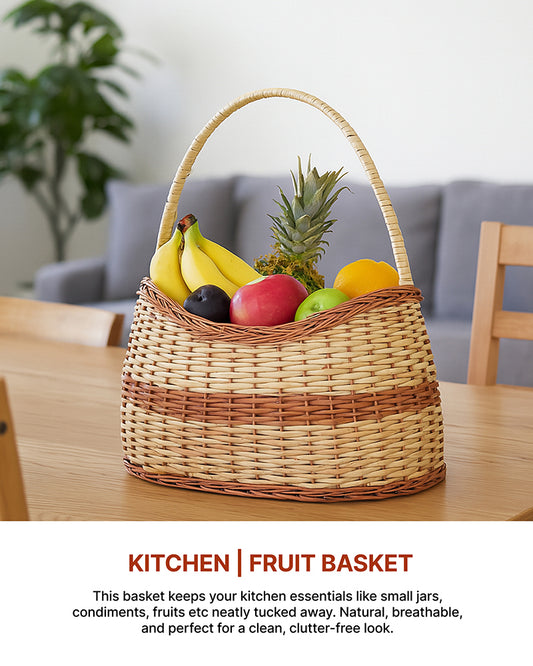 Picnic Baskets | Lunch Bag | Wicker Tiffin Baskets | Fruit & Vegetable Basket