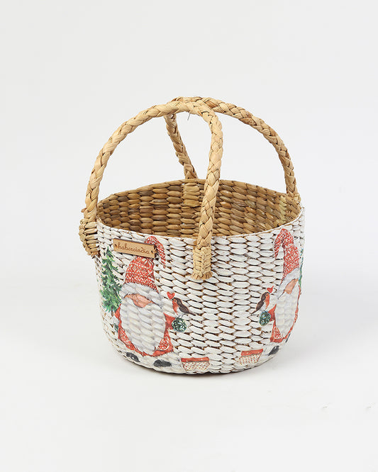 Seagrass Fruit Basket | Round Hamper Basket