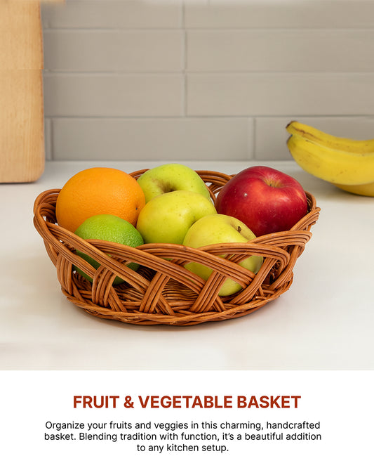 Fruit Baskets | Wicker Baskets | Cane Gift Hamper | Kitchen Storage Basket