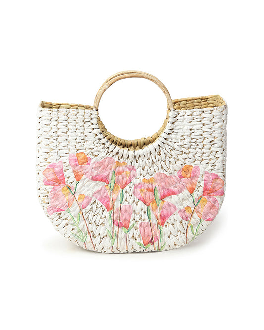 Seagrass U-Beach Tote Handbag | Beach Bag | Tote Bag