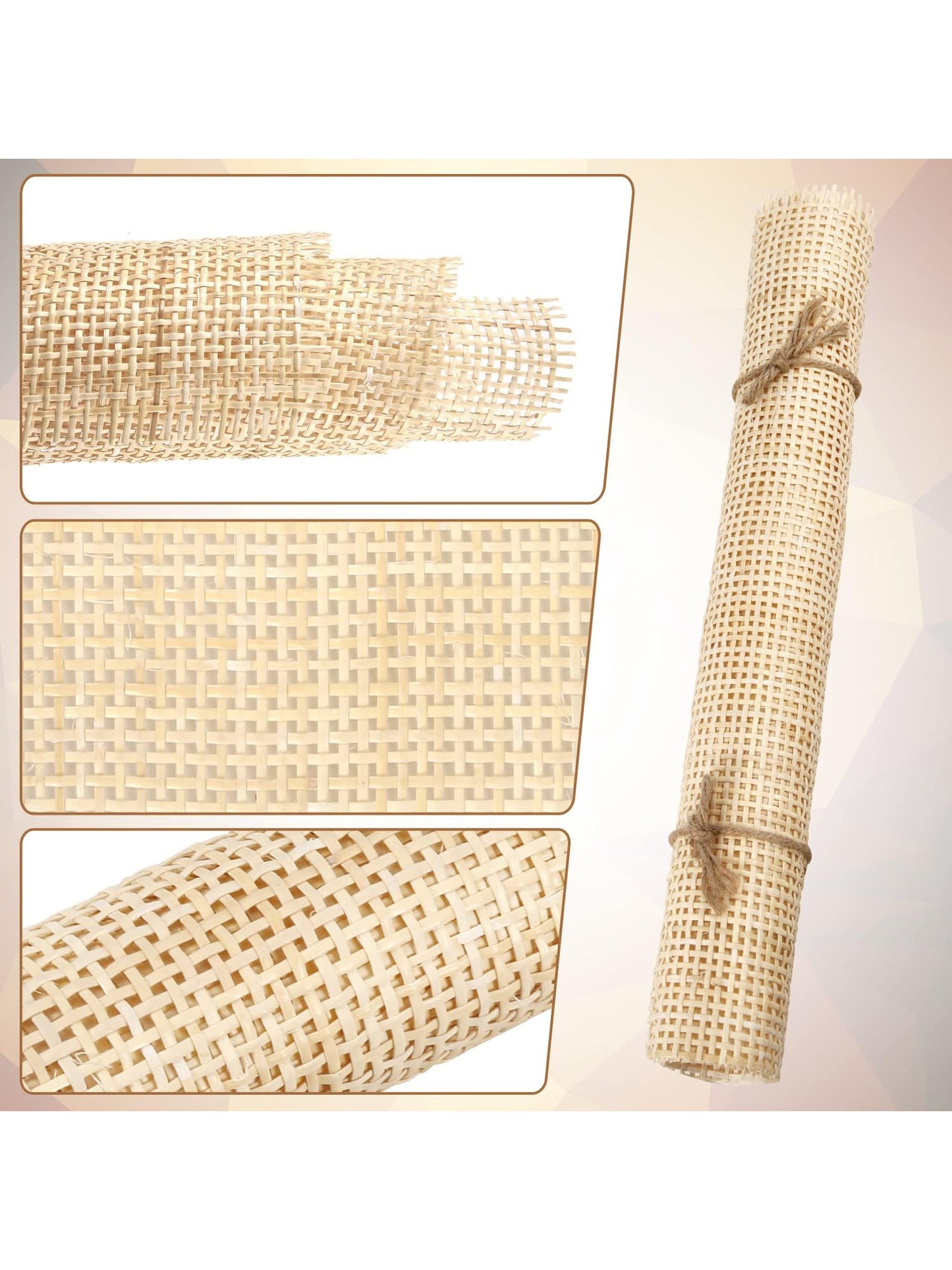 Rattan Webbing Roll | Cane Webbing Natural