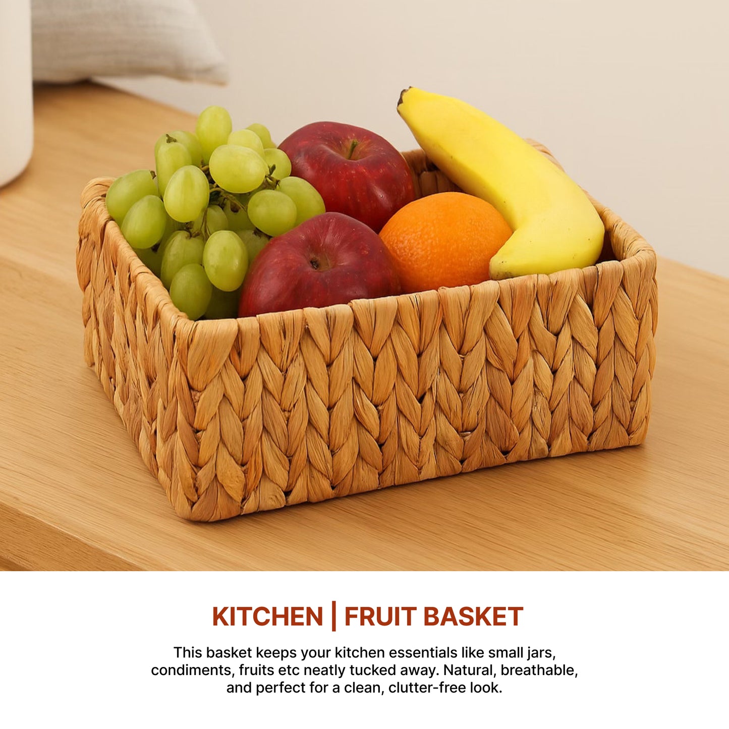 Basket For Storage | Basket For Clothes | Kitchen Storage Basket | Cupboard Organiser