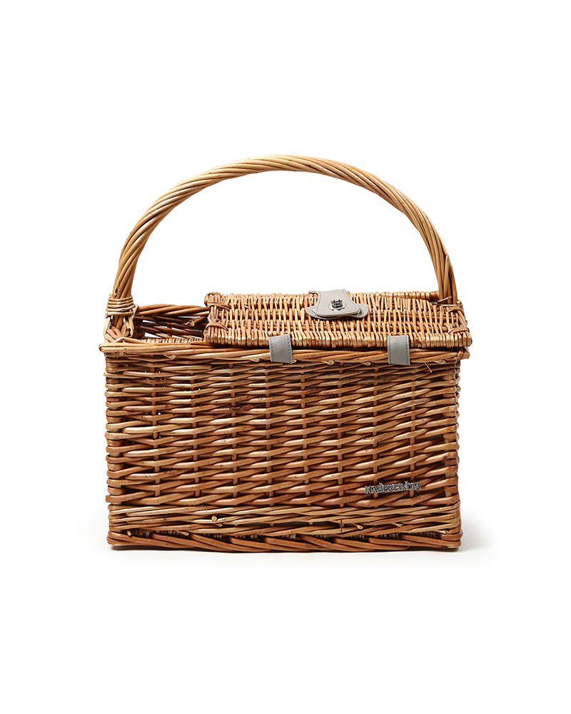 Wicker Picnic Basket | Picnic Basket | Willow Picnic Hamper Set | Vintage-Style Wicker Picnic Hamper