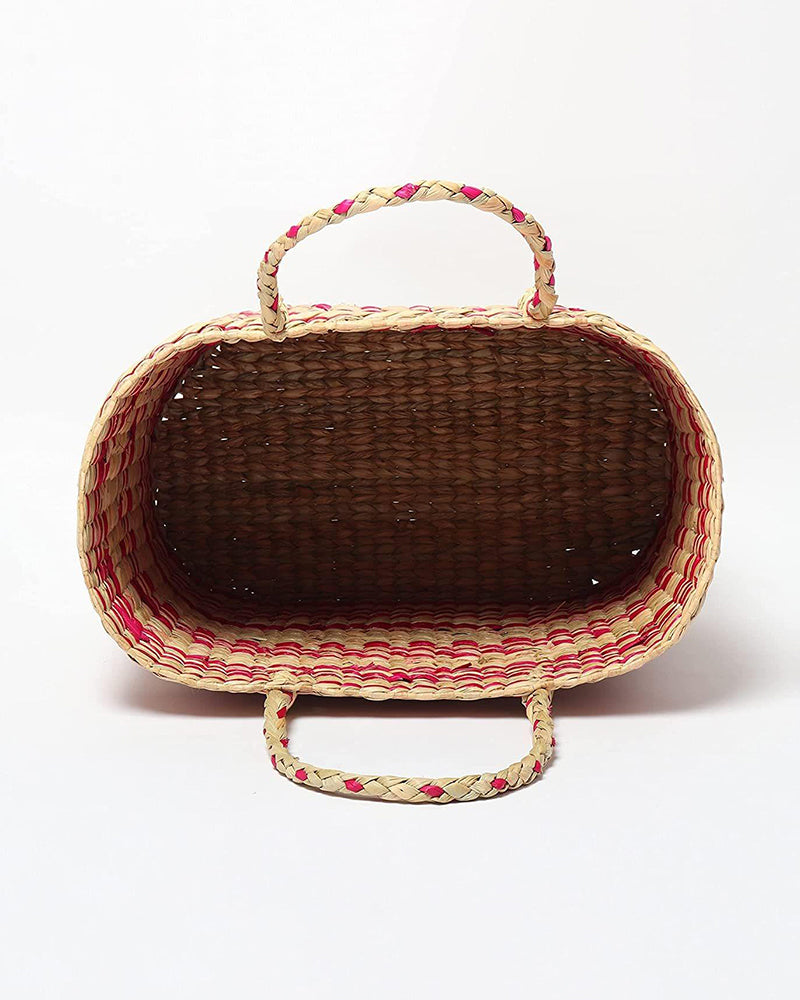 Panier en jonc de mer