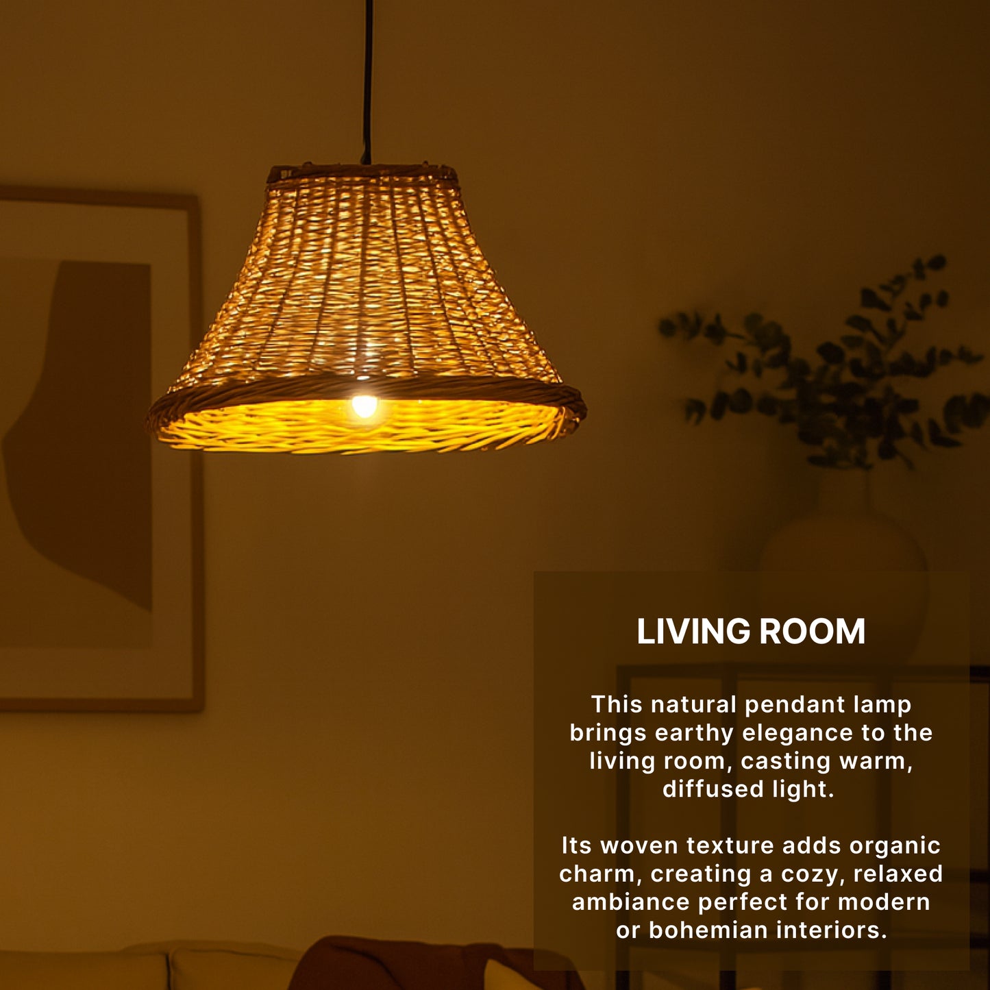 Ceiling Lamps For Living Room | Hanging Lights | Bamboo Pendant Lights