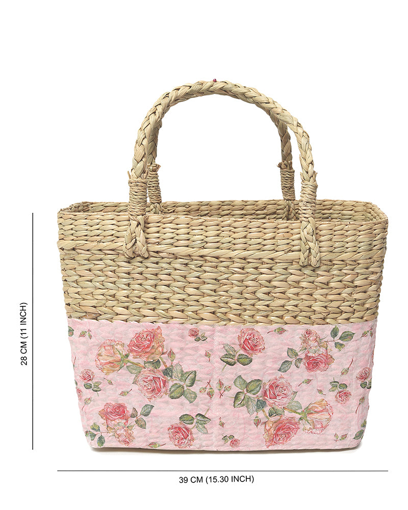 Panier en jonc de mer
