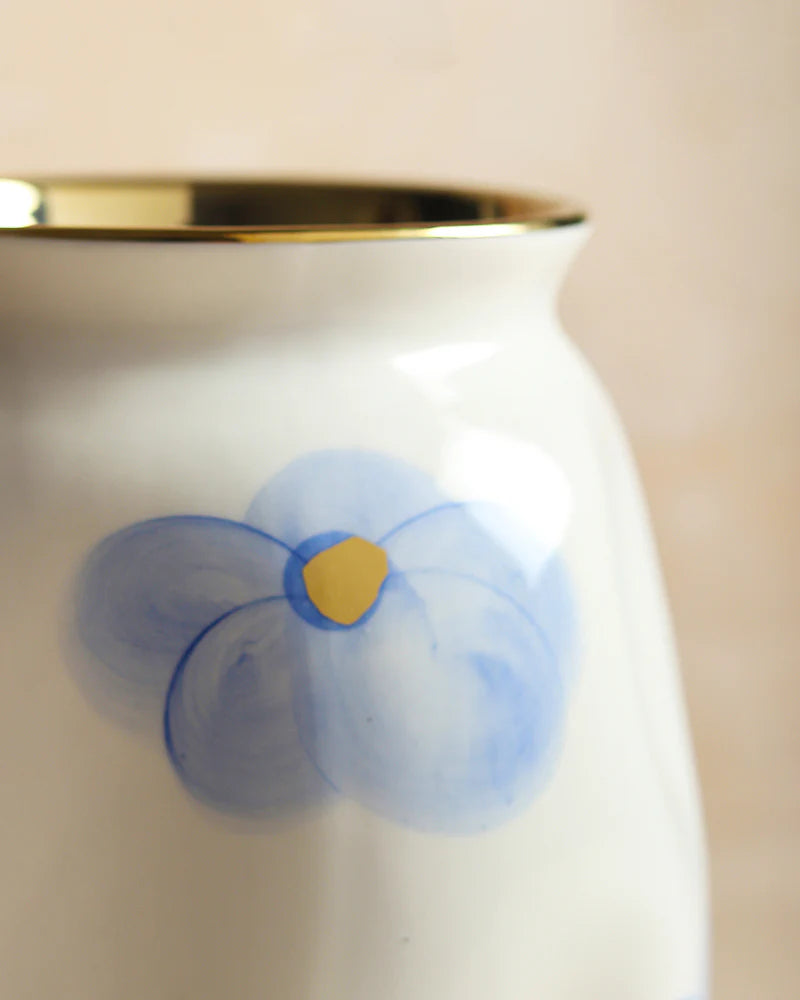 Ceramic Vase with Speckled Finish for Modern Decor