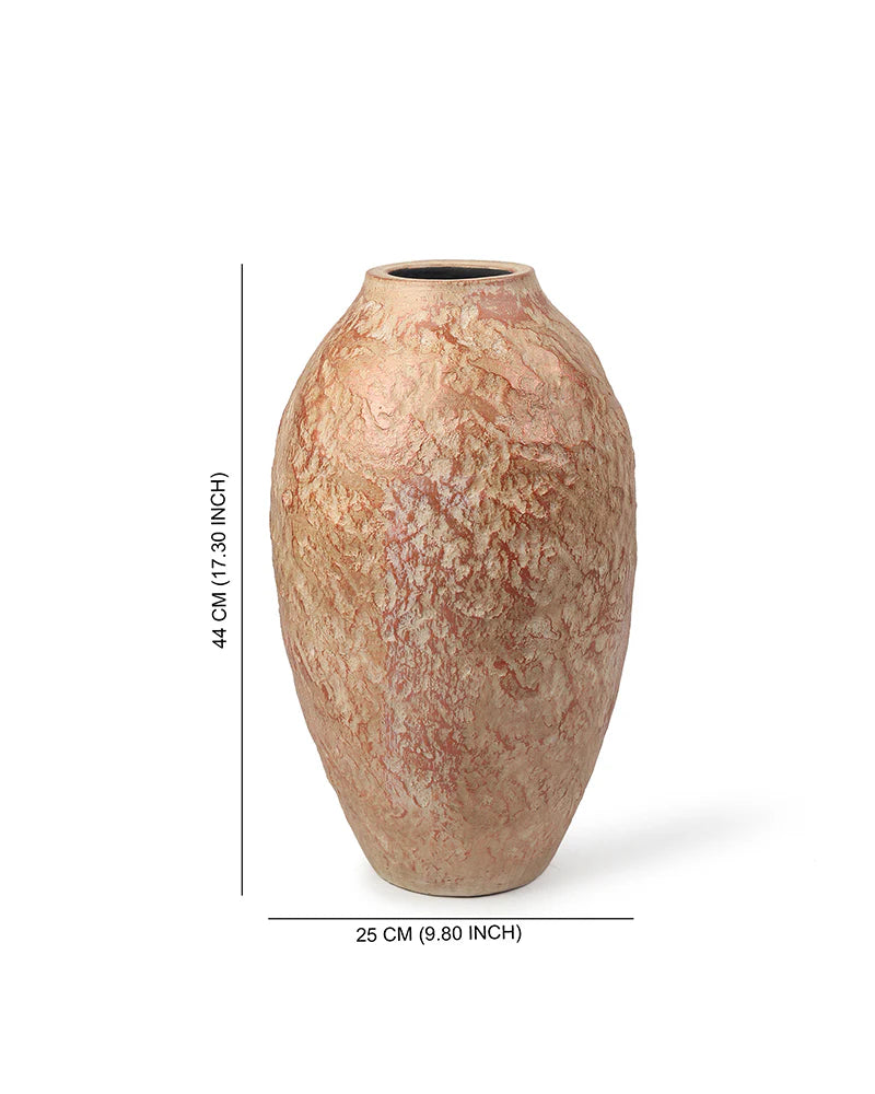 Terracotta Pot Vase for Mediterranean Inspired Decor
