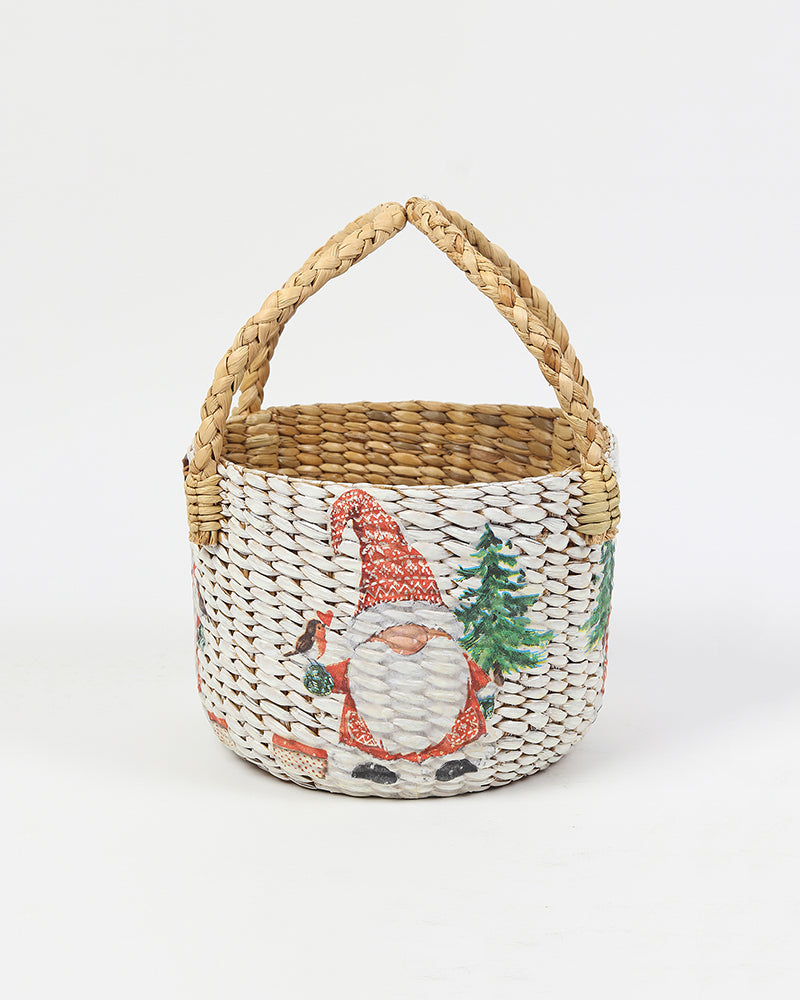Seagrass Fruit Basket | Round Hamper Basket