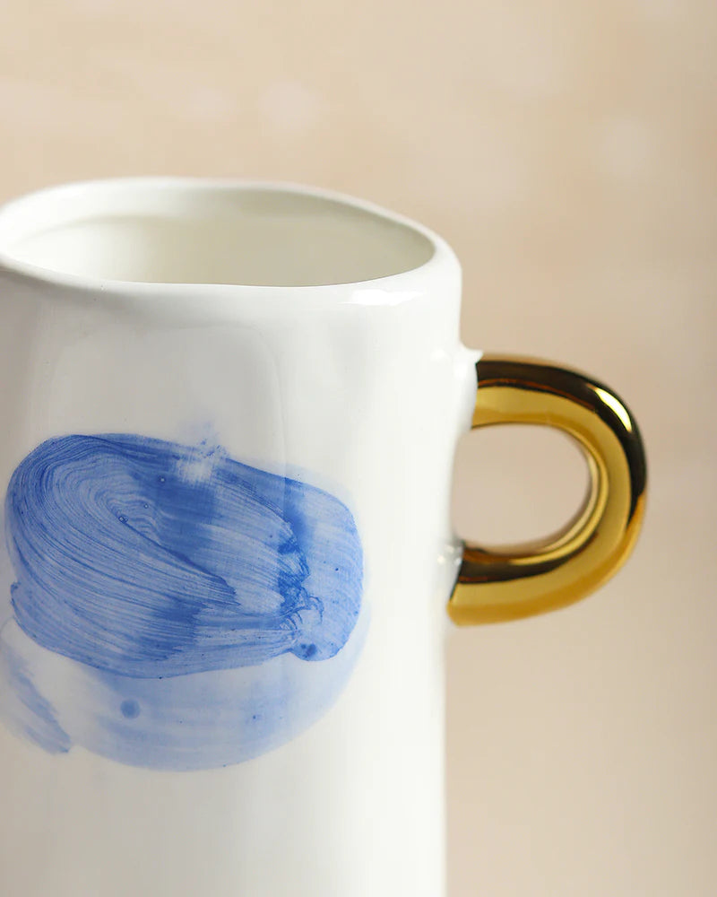 Neutral Ceramic Vase for Earthy Home Aesthetics