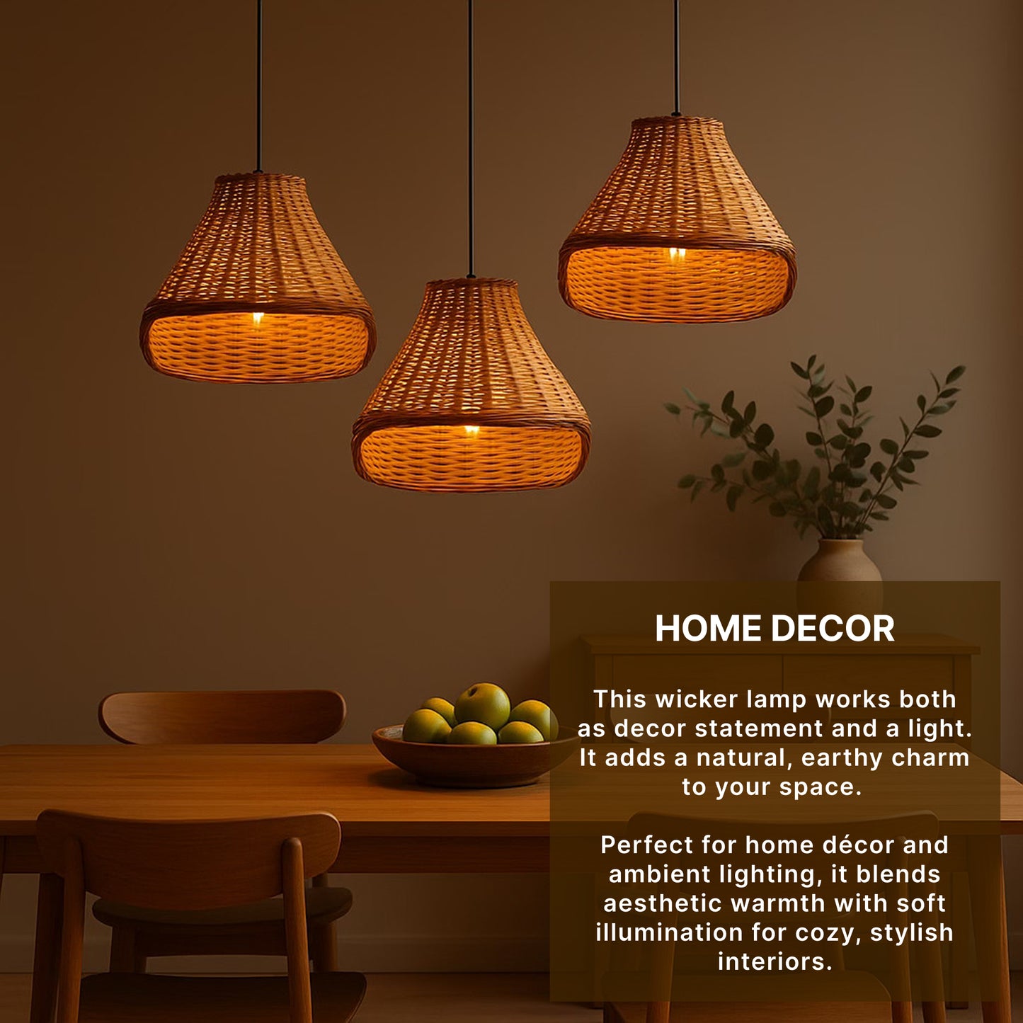 Ceiling Lamps For Living Room | Hanging Lights | Bamboo Pendant Lights