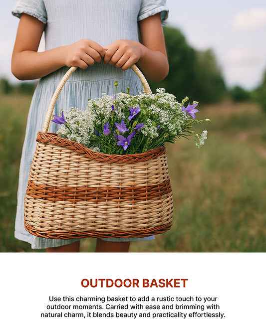 Picnic Baskets | Lunch Bag | Wicker Tiffin Baskets | Fruit & Vegetable Basket