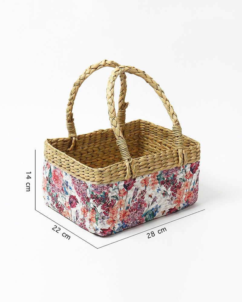 Seagrass Fruit Hamper Basket - Medium