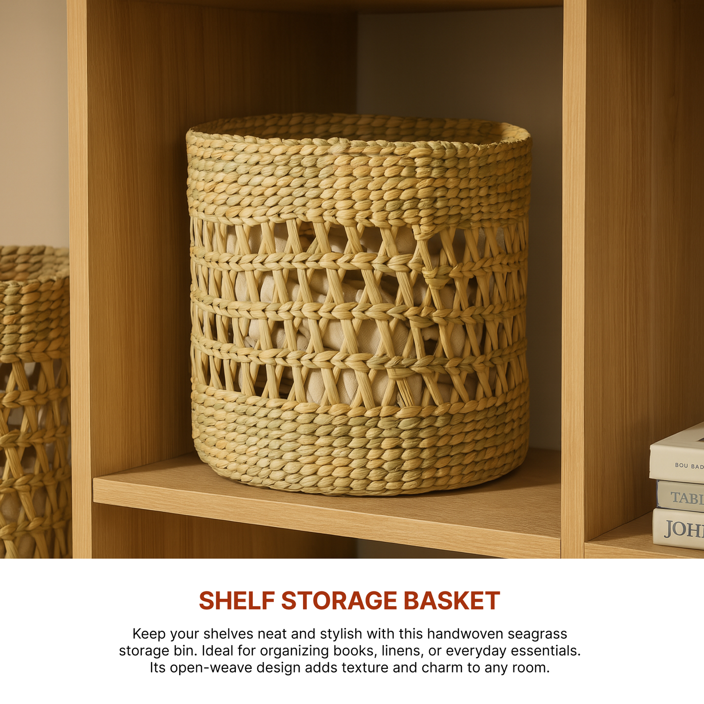 Basket For Kitchen Storage | Baskets For Organizing | Storage Organizer | Shelf Basket