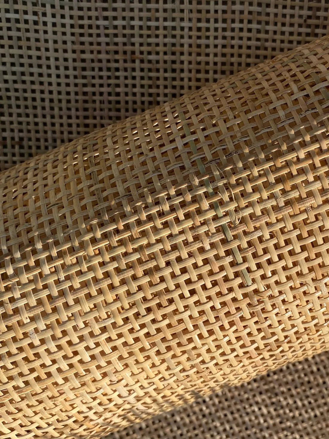 Rattan Webbing Roll for Upholstery, DIY, and Decorative Projects