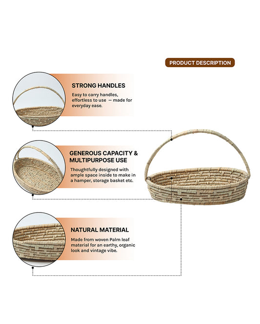 Decorative Gift Basket | Gift Hamper Basket | Fruit & Vegetable Basket