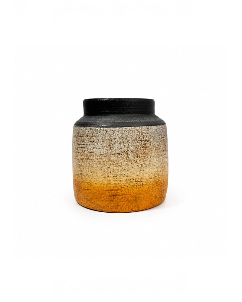 Premium Terracotta Decorative Flower Vase with Textured Finish for Home