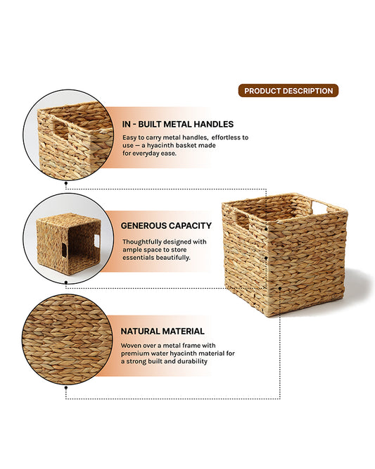 Baskets For Organising | Clothes Organiser | Basket For Kitchen Storage | Shelf Basket