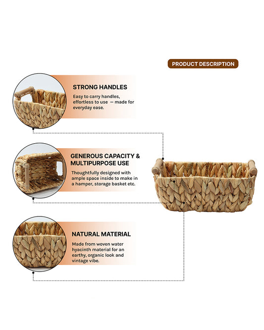 Basket For Storage | Storage Organiser for clothes | Wardrobe Organizer | Shelf Organiser Basket