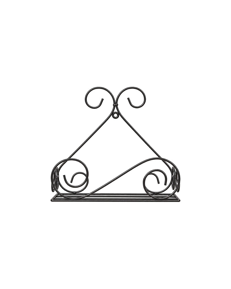 Wall Mounted Metal Plant Pot Stand for Balcony, Set of 2