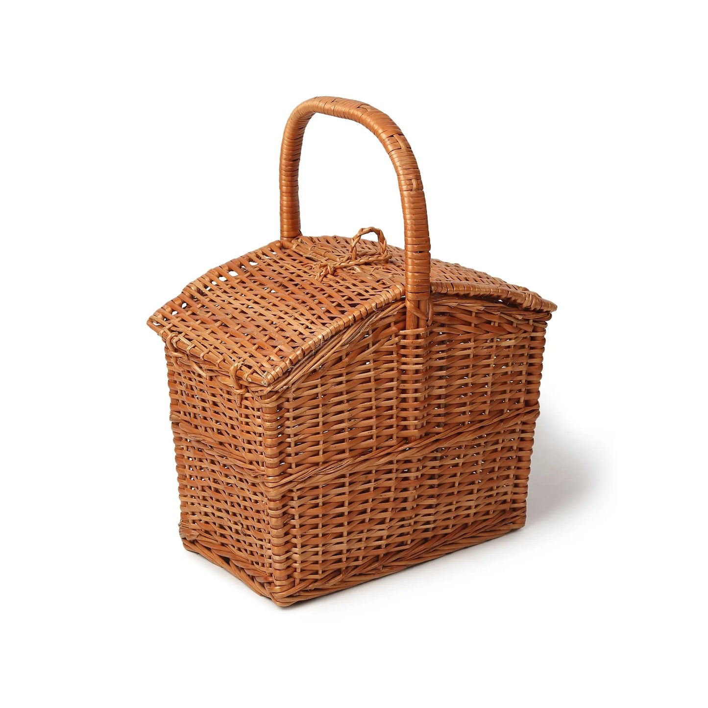 Multi-Purpose Wicker Picnic Basket for Outdoor Meals, Snacks & Food Carry
