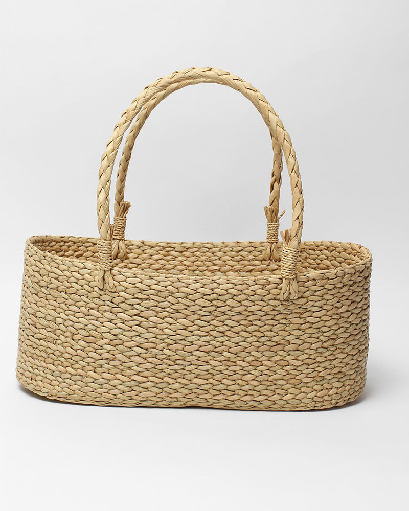 Panier cadeau en jonc de mer - Lot de 3