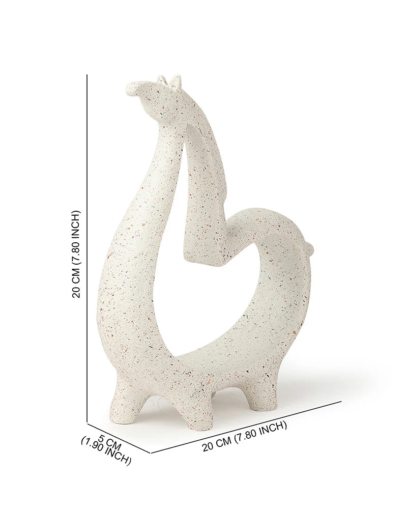 Polypropylene Decorative Animal Figurine for Tabletop and Gift Items