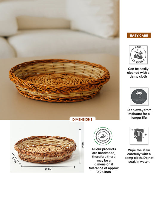 Wicker Baskets | Fruit Baskets | Kitchen Storage Basket | Cane Gift Hamper