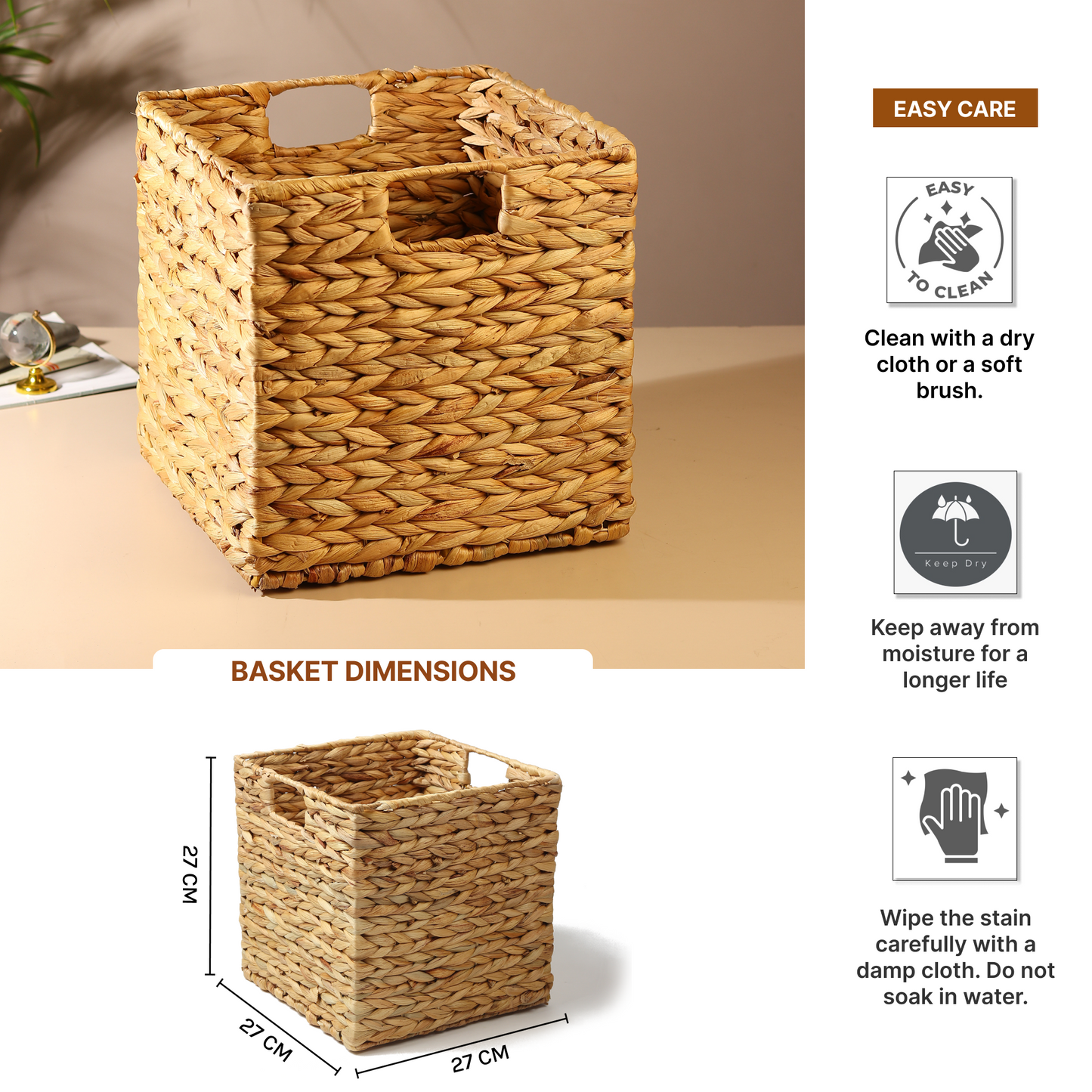 Baskets For Organising | Clothes Organiser | Basket For Kitchen Storage | Shelf Basket