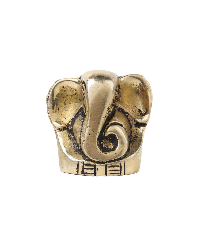 Pure Brass Ganesha Idol for Home Temple and Spiritual Decor