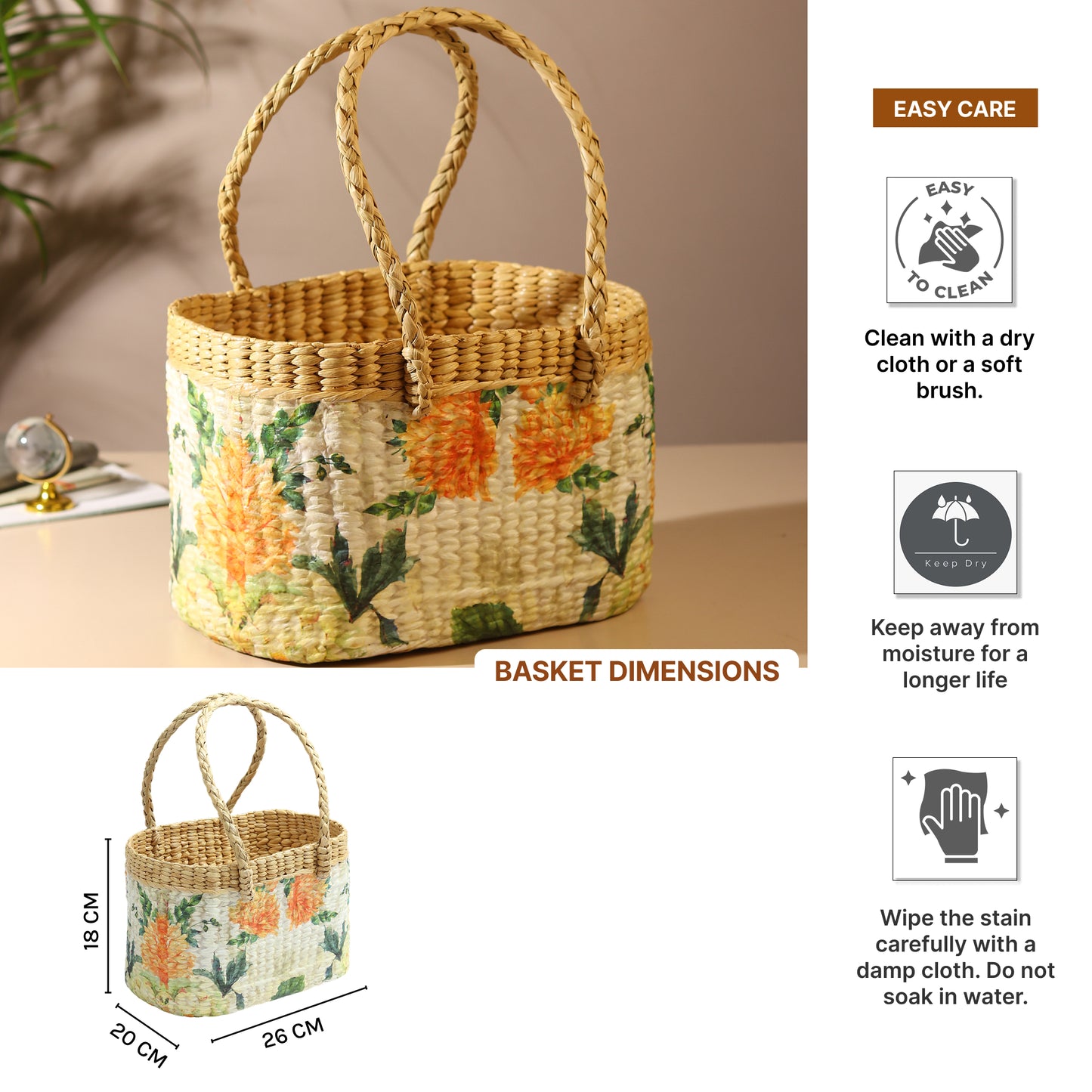 Tiffin Basket | Gift Hamper Baskets | Fruit And Vegetable Basket | Lunch Bag
