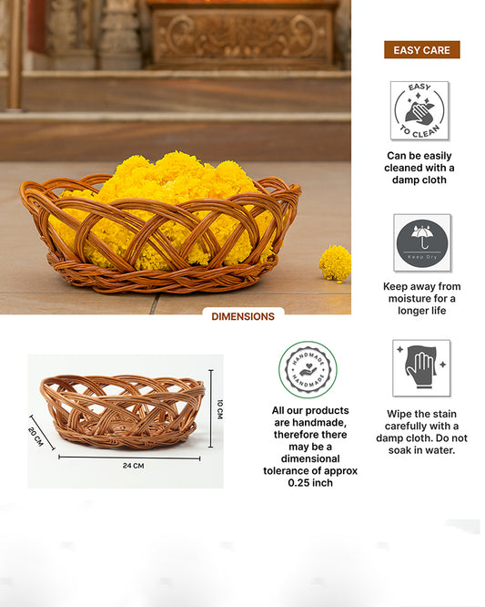 Fruit Baskets | Wicker Baskets | Cane Gift Hamper | Kitchen Storage Basket