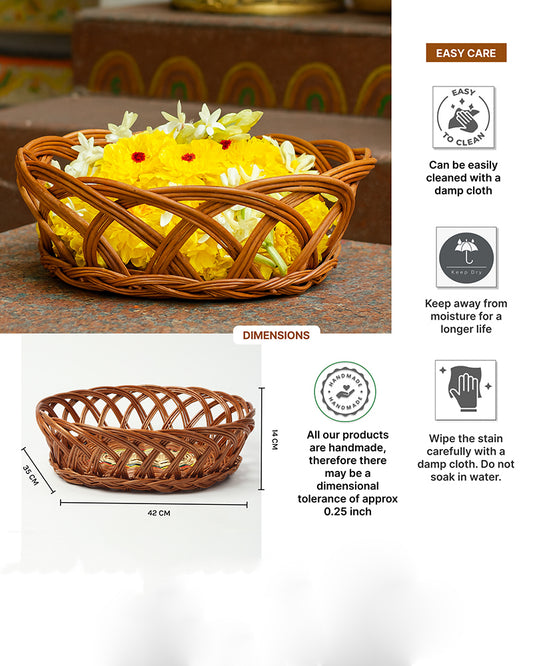 Fruit Baskets | Wicker Baskets | Cane Gift Hamper | Kitchen Storage Basket