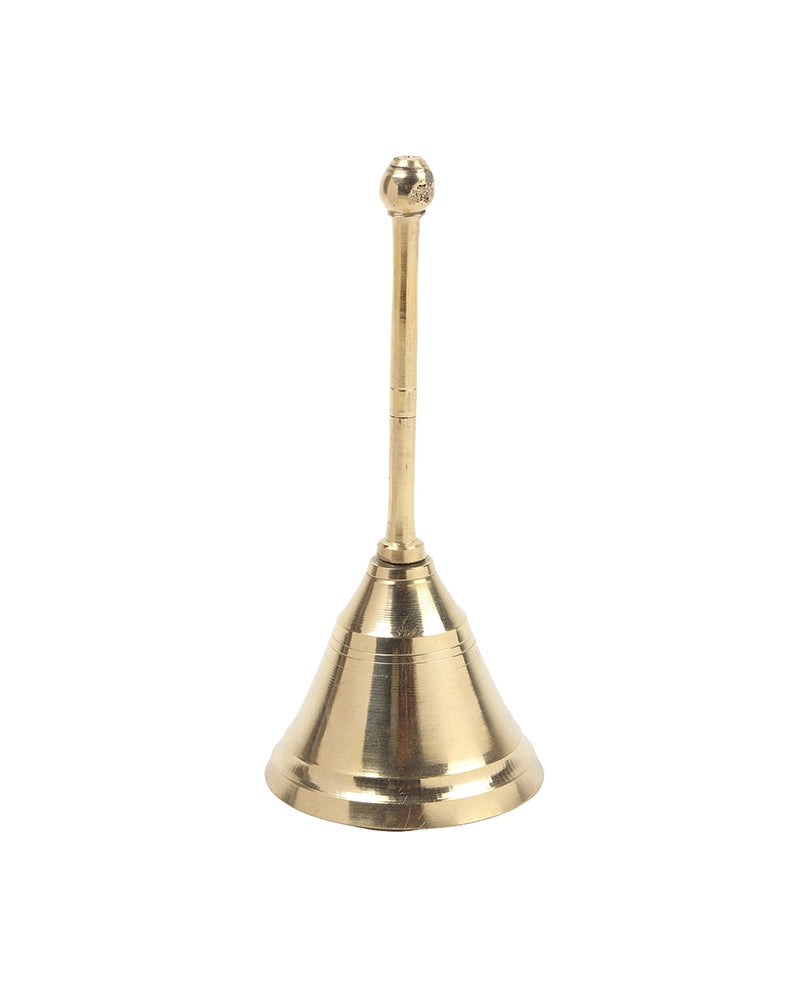 Brass Pooja Bell (Ghanti) for Mandir & Daily Worship Rituals