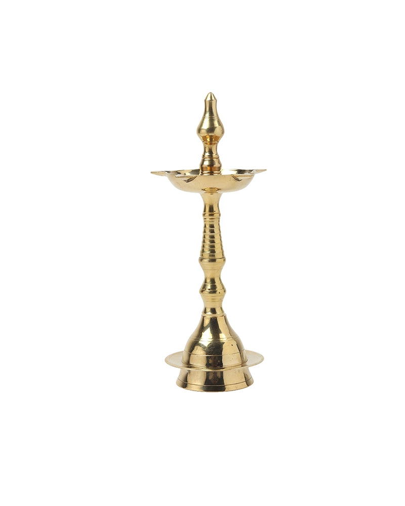 100% Pure Brass Kerala Samai Diya for Pooja Room & Home Décor