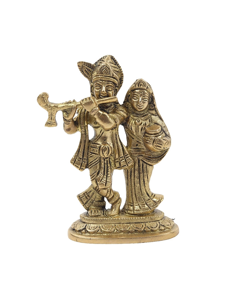 Radhe Krishna Ji Murti for Pooja Items, Home Decoration & Janmashtami Gifting