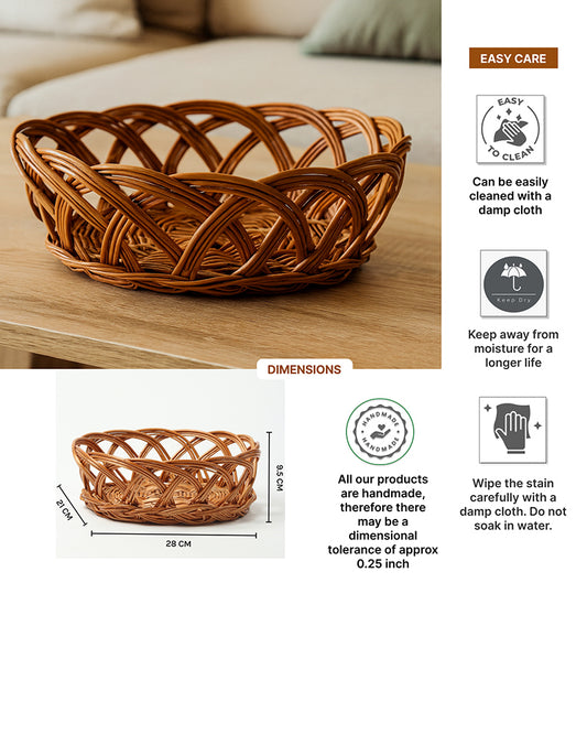 Fruit Baskets | Wicker Baskets | Cane Gift Hamper | Kitchen Storage Basket