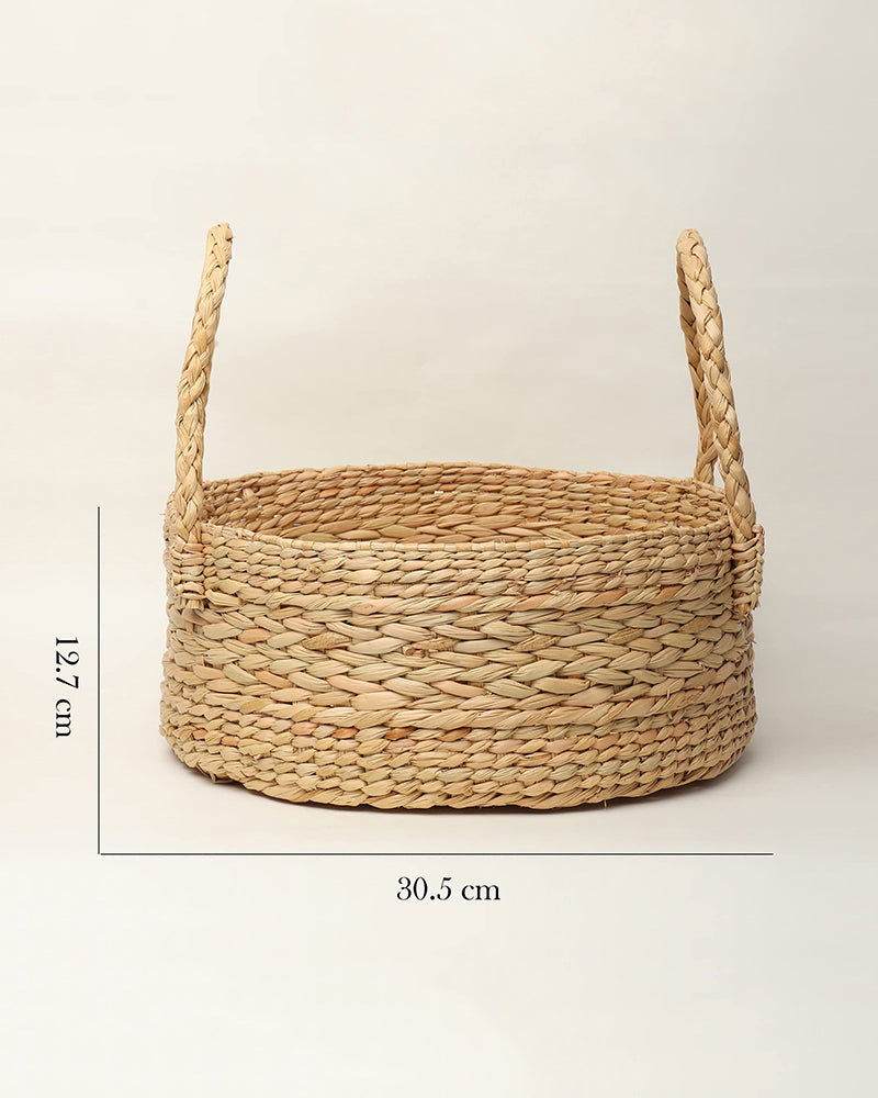 Panier cadeau rond