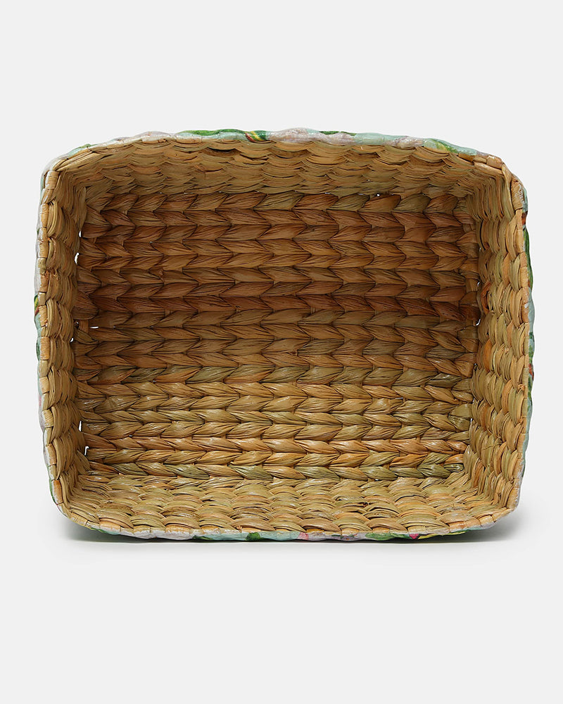 Storage Basket | Seagrass Organiser Tray | Desk Organiser